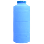 Бочка 500 л вузька вертикальна ВО ПБ блакитна Бочка 500 л вузька вертикальна ВО ПБ блакитна