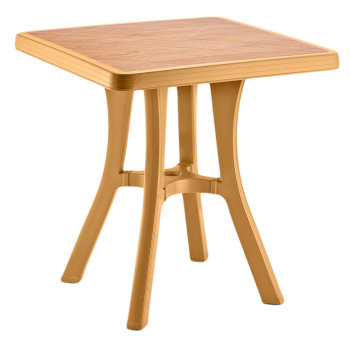 Стол квадратный Irak Plastik Royal 70x70 см тик