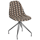 Стул Tilia Eos-X сиденье с тканью, ножки металлические крашеные ARTNUVO 46904 - V5