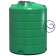 Ємність 3000 л дві горловини вертикальна зелена