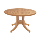 Стіл круглий Papatya Діва Плюс 120 тик під дерево