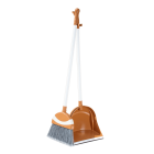 Мітла з совком Irak Plastik Penguen кремова