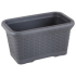 Горщик для квітів балконний Wire 6,5 л антрацитовий