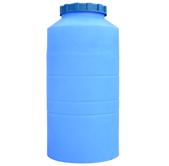 Бочка 250 л вертикальная ВО ПБ голубая