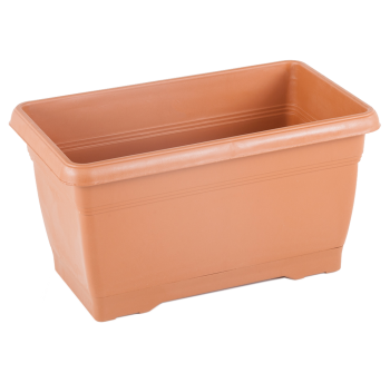 Горшок для цветов балконный Villa 6 л терракотовый
