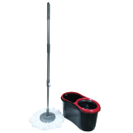 Набір для прибирання Planet Spin Mop Eco 13 л чорний Набір для прибирання Planet Spin Mop Eco 13 л чорний