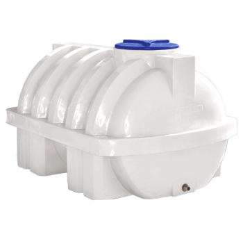 Емкость 1500 л усиленная ребром горизонтальная