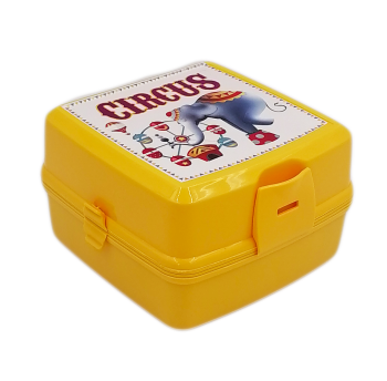 Ланч - бокс желтый Irak Plastik																					