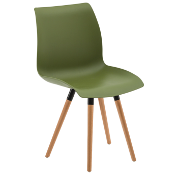 Стул Tilia Laser-N ножки буковые хаки