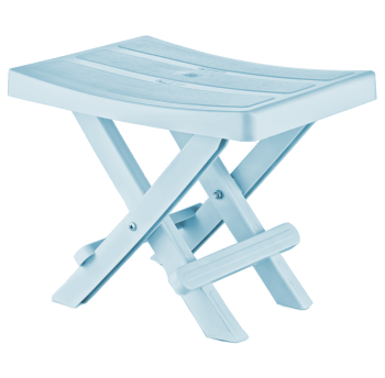 Табурет складной 35x25x28 см голубой Irak Plastik