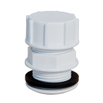 Штуцер ПЕТ 1/2 дюйма 20 мм білий з заглушкою Штуцер ПЕТ 1/2 дюйма 20 мм білий з заглушкою