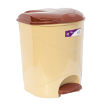Відро для сміття з педаллю Irak Plastik Bella №1 12л бежеве