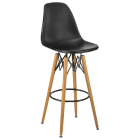 Стул барный Tilia Eos-V ножки буковые черный - черный 