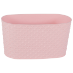 Горшок для цветов балконный с дренажем Kapadokya 4,7 л светло-розовый