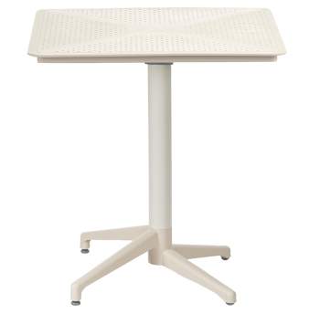 Стіл з відкидною стільницею Tilia Moon 70x70 см кремовий