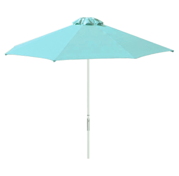 Зонт Kiwi Clips круглый d2 м голубой рама белая