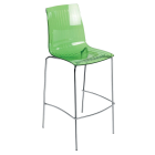 Стілець барний Papatya X-Treme BSL прозоро-зелений