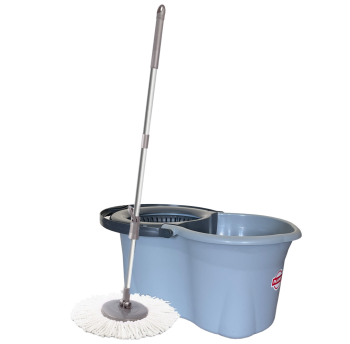 Набор для уборки Planet Spin Mop Mini Eco 14 л серый-антрацитовый