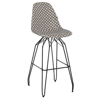 Стул барный Tilia Eos-M сиденье с тканью, ножки металлические крашеные ARTCLASS 802