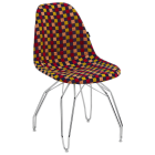 Стілець Tilia Eos-M сидіння з тканиною, ніжки металеві хромовані ARTNUVO 46904 - V6