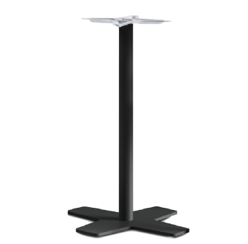 База стола Oxo bar base 45x45x110 см катафорез матовая черная Papatya