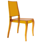 Стул Papatya Class-X прозрачно-янтарный