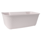 Мусорник для кухни навесной пудровый