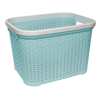 Кошик для білизни під ротанг 35 л зелений