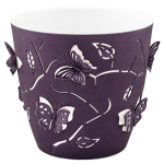 Горщик для квітів 3D 0,7 л темно-фіолетовий Горщик для квітів 3D 0,7 л темно-фіолетовий
