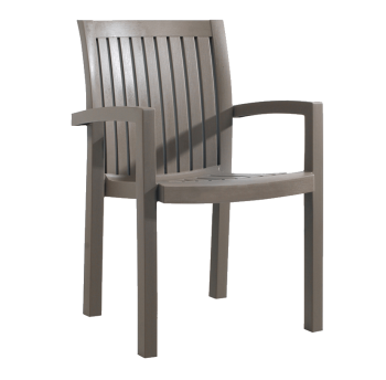 Крісло Papatya Нета сіро-коричневий