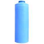 Бочка 1000 л вузька вертикальна ВО ПБ блакитна Бочка 1000 л вузька вертикальна ВО ПБ блакитна