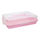 Тортовниця прямокутна рожева