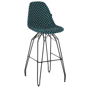 Стул барный Tilia Eos-M сиденье с тканью, ножки металлические крашеные ARTCLASS 808