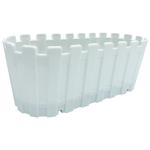 Горщик для квітів балконний Akasya 5,5 л білий Горщик для квітів балконний Akasya 5,5 л білий