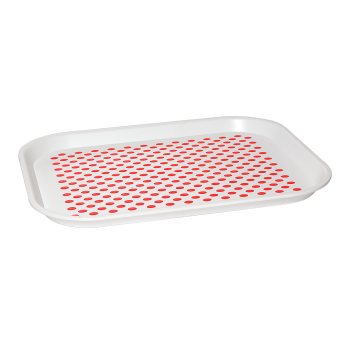 Поднос противоскользящее покрытие белый