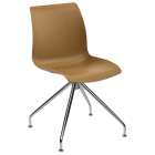 Стілець Tilia Lazer-Z ніжки хромовані світло-коричневий