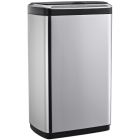 Сенсорное мусорное ведро JAH 30 л прямоугольное с внутренним ведром серебряный металлик