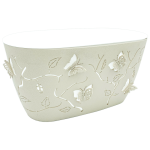 Горщик для квітів балконний 3D 4,1 л бежевий Горщик для квітів балконний 3D 4,1 л бежевий