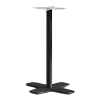 База стола Oxo bar base 45x45x110 см катафорез матова чорна Papatya