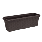 Горщик для квітів балконний Wire 12 л антрацитовий