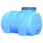 Бак 250 л горизонтальний ГО ПБ блакитний Бак 250 л горизонтальний ГО ПБ блакитний