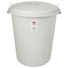 Бак для сміття Planet 70 л з защіпками сірий Уцінка