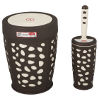 Набор для ванной комнаты Planet Stone 2 предмета коричневый-крем