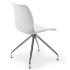 Стілець Tilia Lazer-Z ніжки хромовані білий