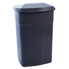 Бак для сміття 90 л темно-сірий - сірий