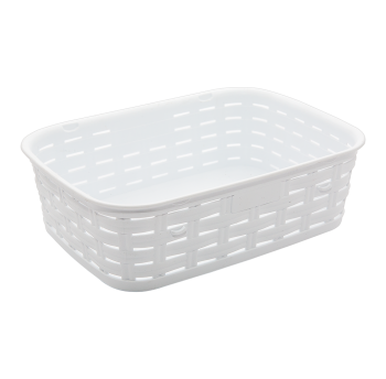 Корзина под ротанг 1,75 л белая