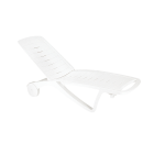 Шезлонг лежак Papatya Elegance білий