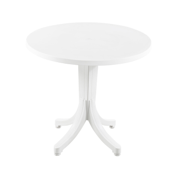 Стіл круглий Papatya Фаворит 80 білий