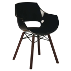 Кресло Papatya Opal Wox Iroko черное