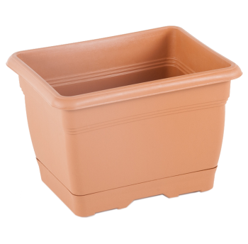 Горшок для цветов балконный Villa 2,75 л терракотовый